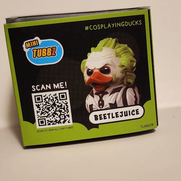 Beetlejuice Mini Tubbz Rubber Duck - Picture 6 of 8
